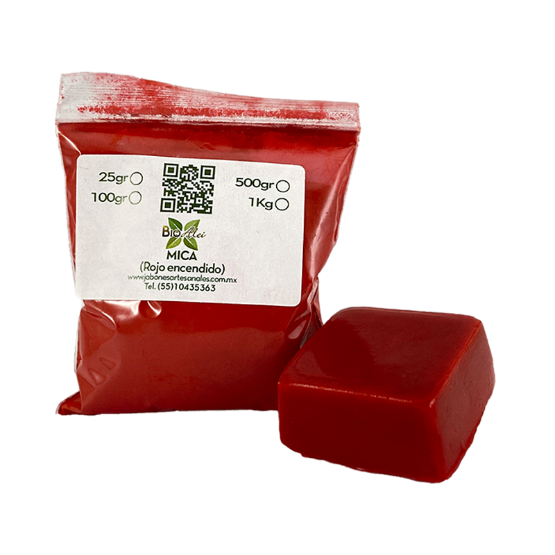 Mica Rojo Encendido